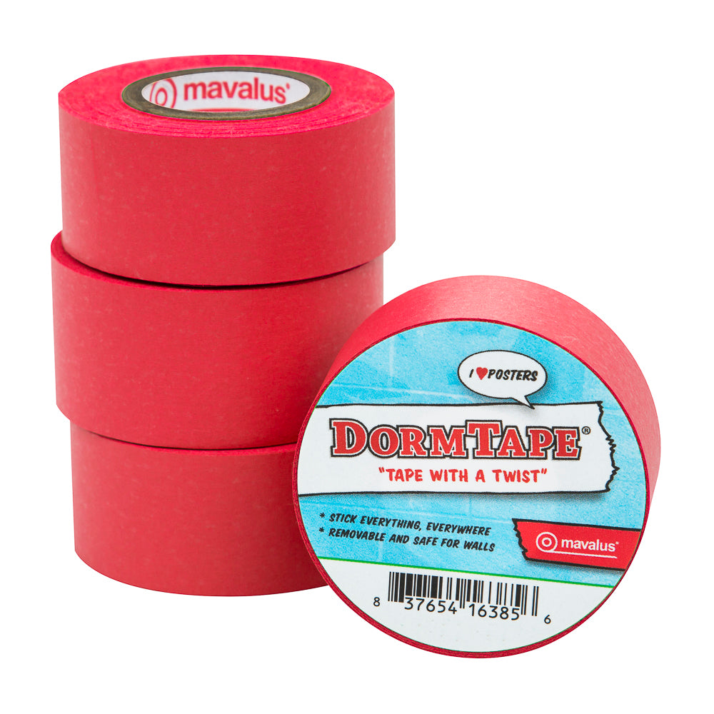 Dorm Tape - Blister Pack - College Dorm Decor Products - Dorm Room Wall Tape