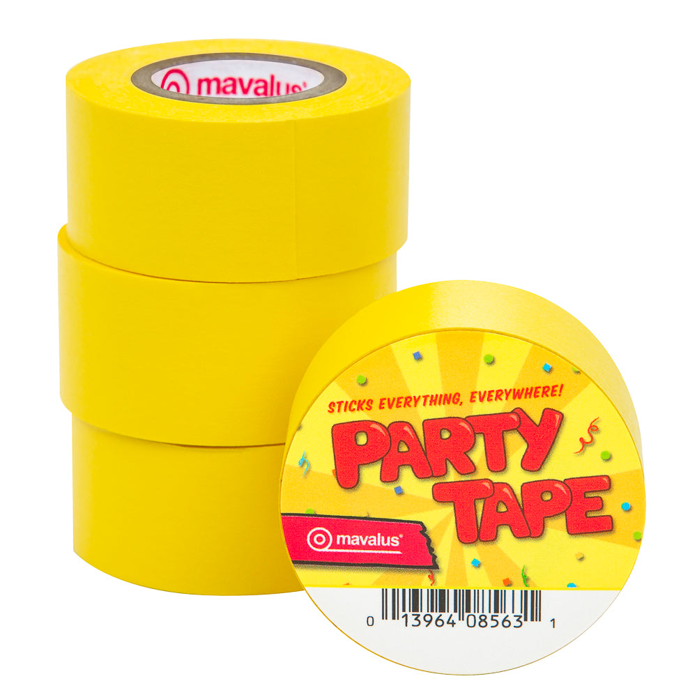 1" x 324" Party Tape - 4 Pack