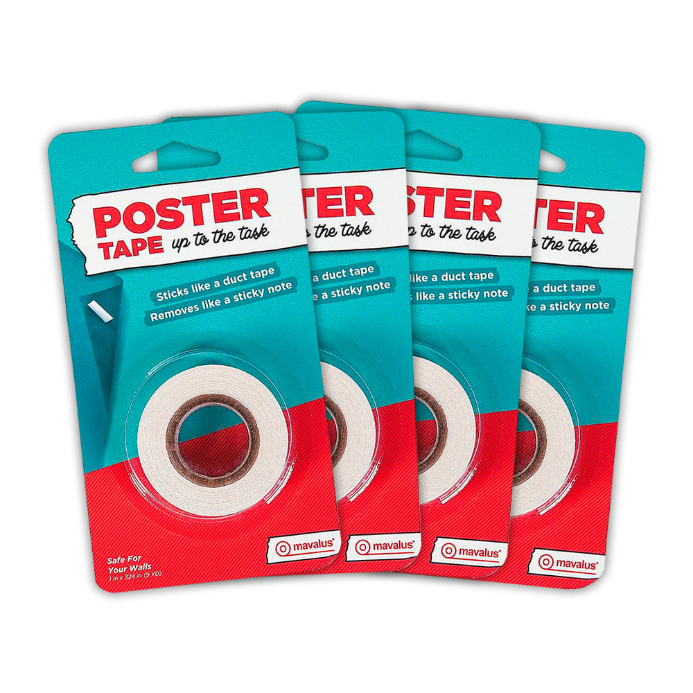 1" X 324" Poster Tape - 4 Pack
